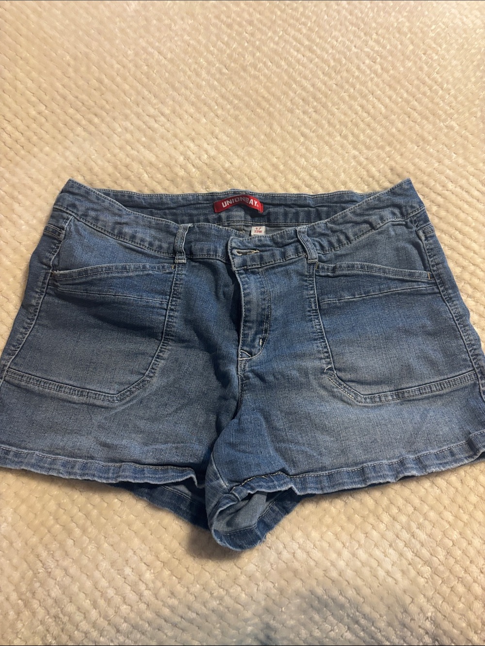 UNIONBAY Light Blue Denim Women's Casual Shorts